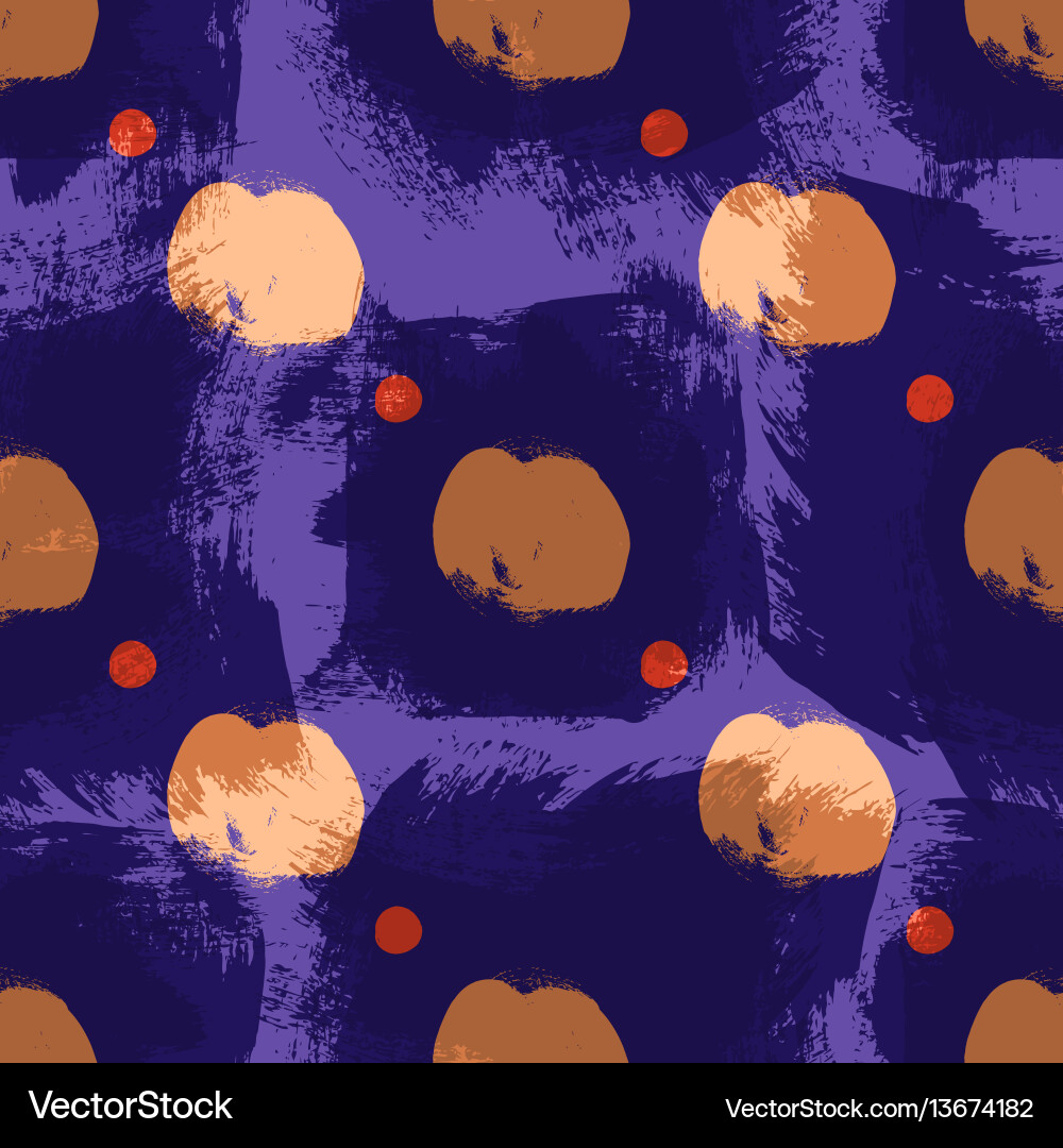 Seamless colorful pattern with circles Vector Image