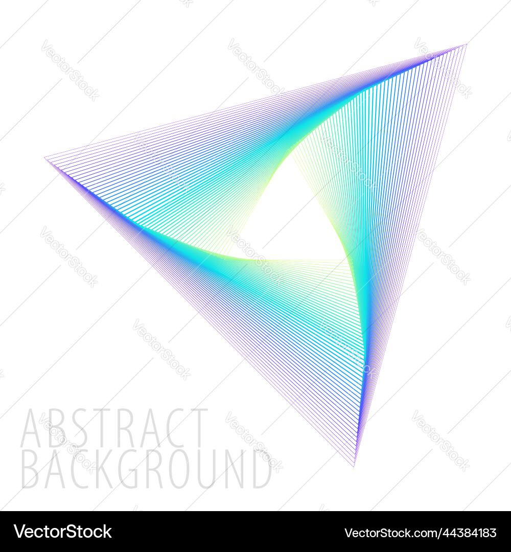 Abstract background triangle shape lines green Abstract background triangle shape lines green vector image
