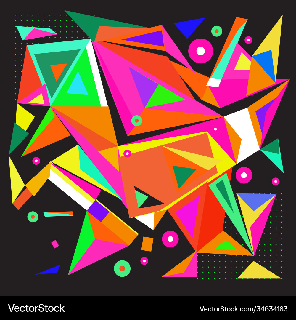 Abstract modern triangles background pattern Abstract modern triangles background pattern vector image