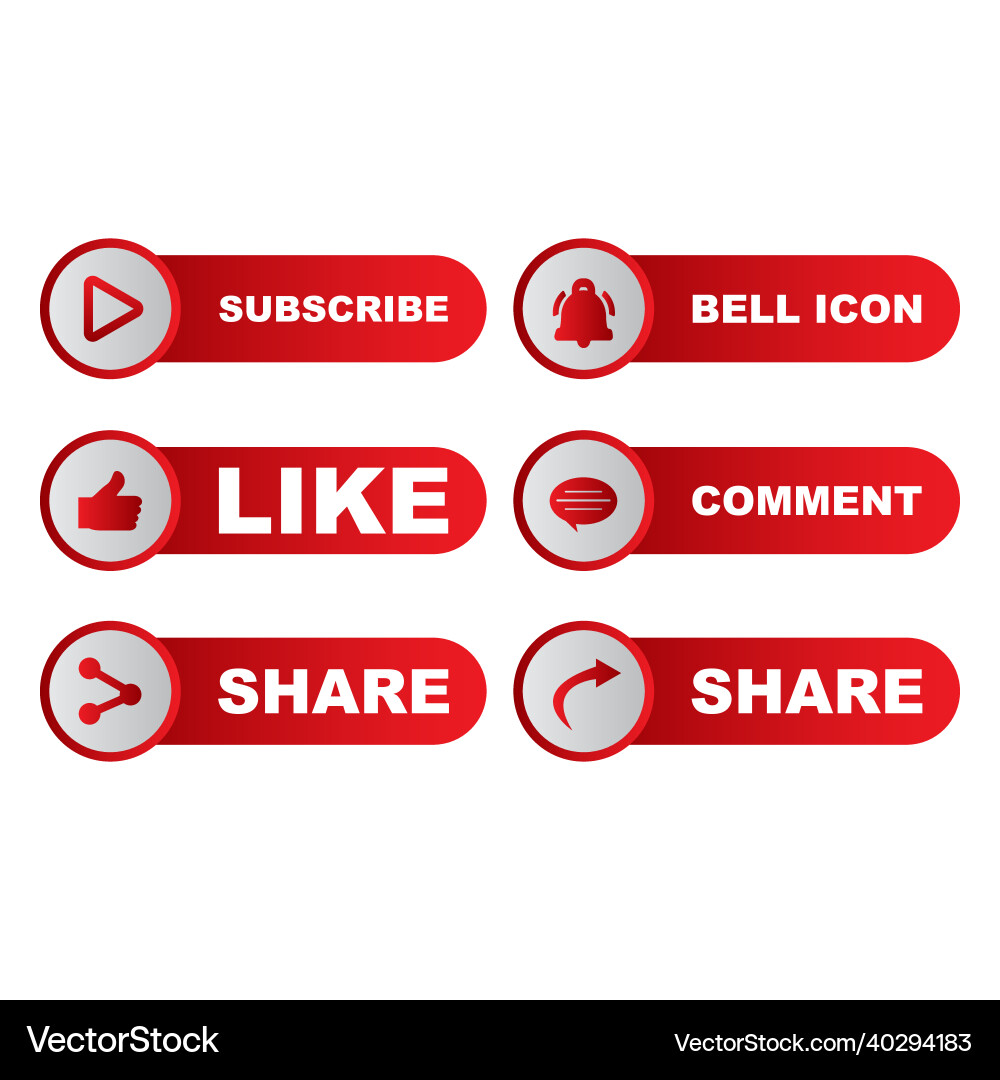 Button collection stylish with multiple shapes Button collection stylish with multiple shapes vector image