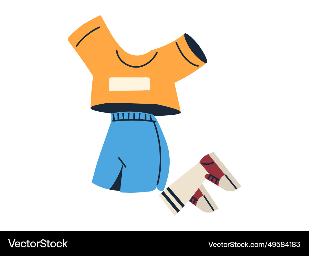 Clothes clothing choices form metaphor for ones Clothes clothing choices form metaphor for ones vector image
