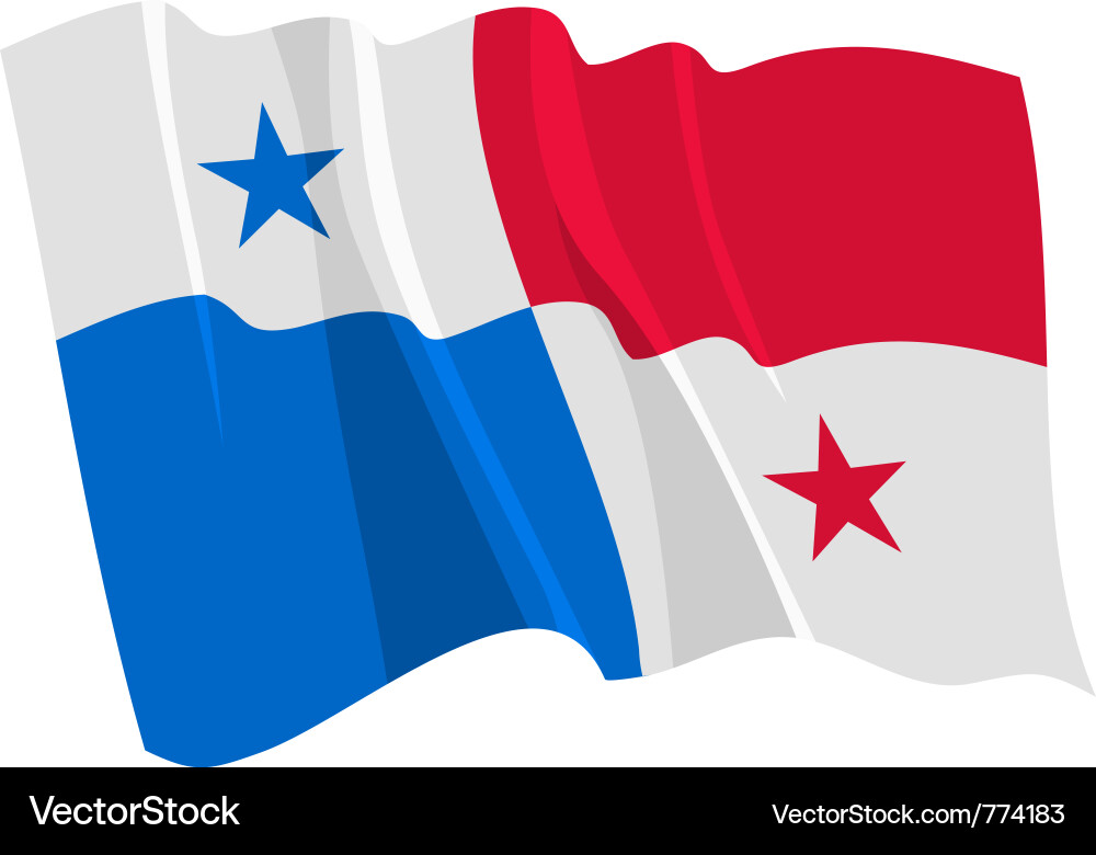 Landkarte von Panama Vektorbild