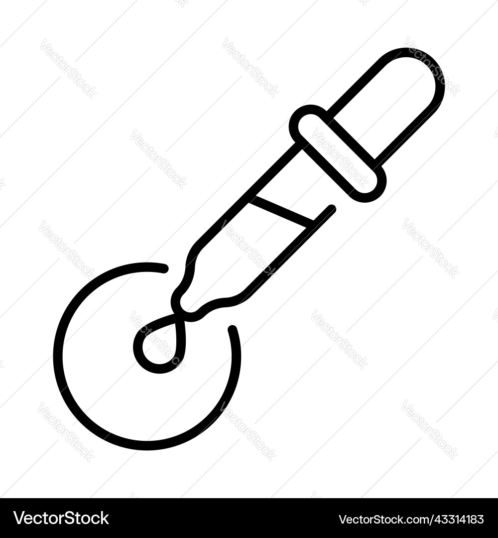 Pipette modern concepts design Vector Image