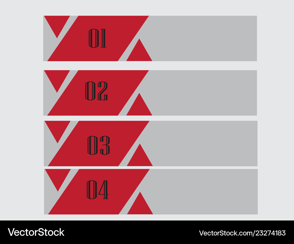 Set of abstract design templates Vector Image