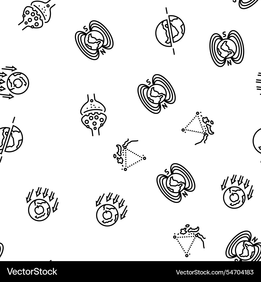 Unsolved mysteries question seamless pattern vector image