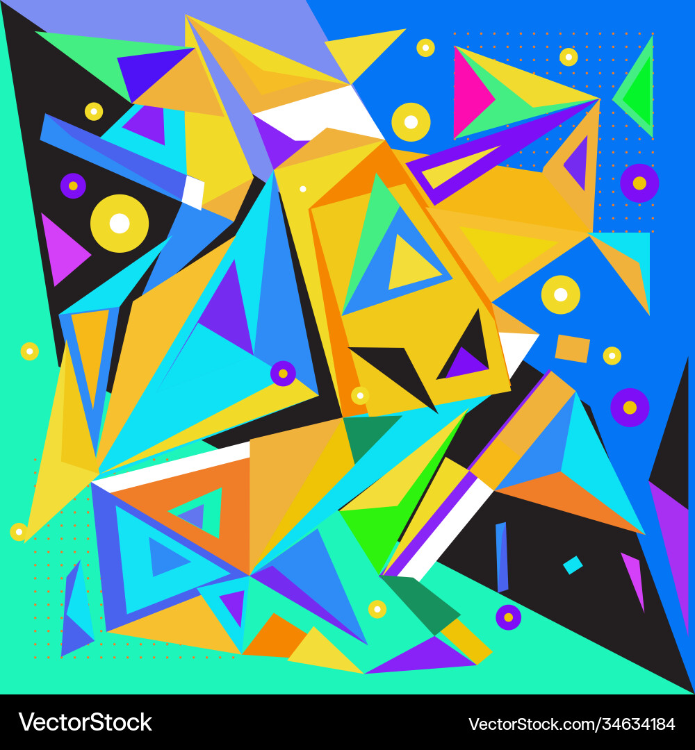 Abstract modern triangles background pattern Abstract modern triangles background pattern vector image