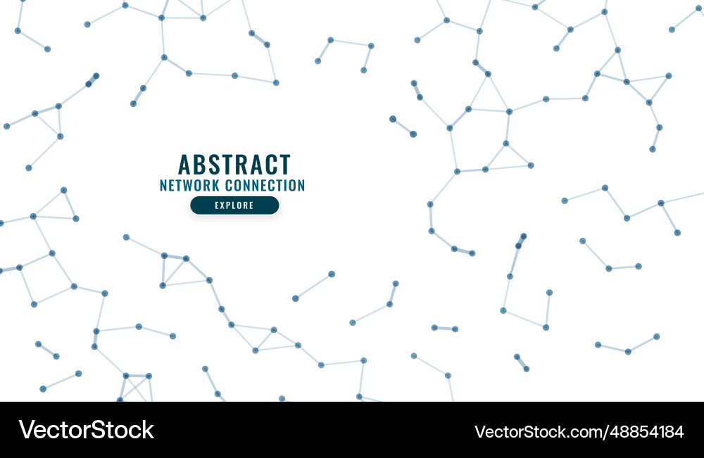 Geometric style big data analysis abstract vector image