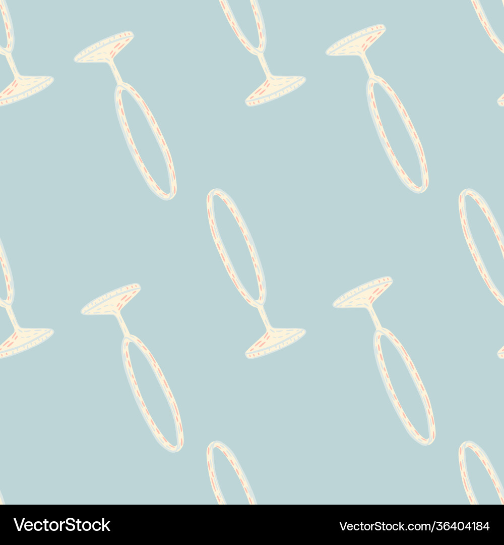 Minimalistic style seamless pattern with white Vector Image