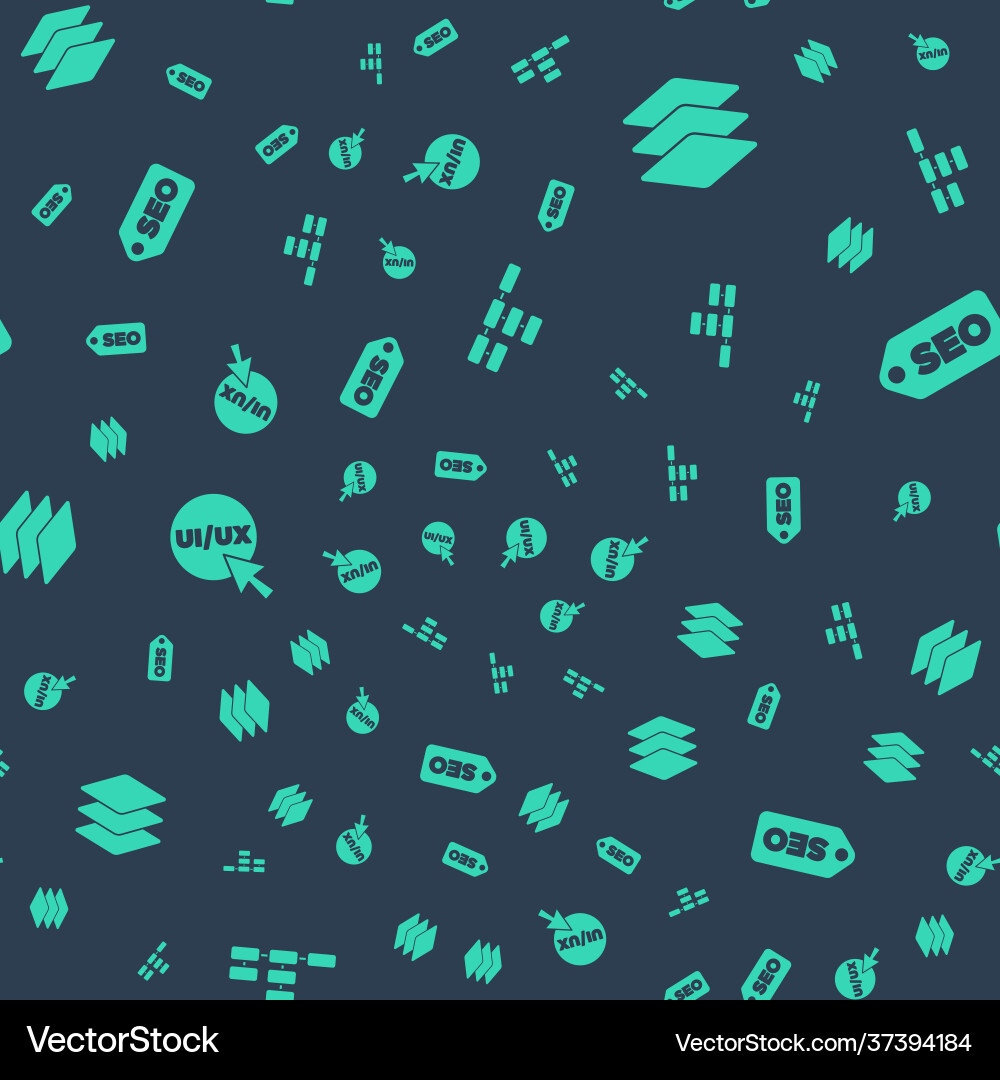 Set site map layers ui or ux design and seo Set site map layers ui or ux design and seo vector image