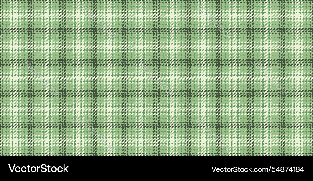Stilvolles Grün und Creme pixeliertes Plaidmuster Stilvolles Grün und Creme pixeliertes Plaidmuster vektorbild