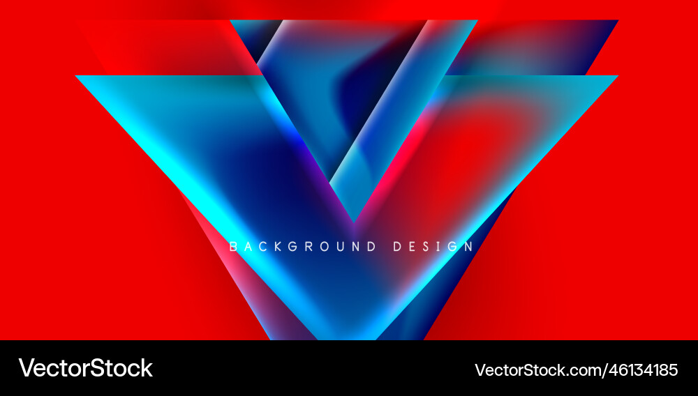Abstract background with overlapping triangles Abstract background with overlapping triangles Vector Image