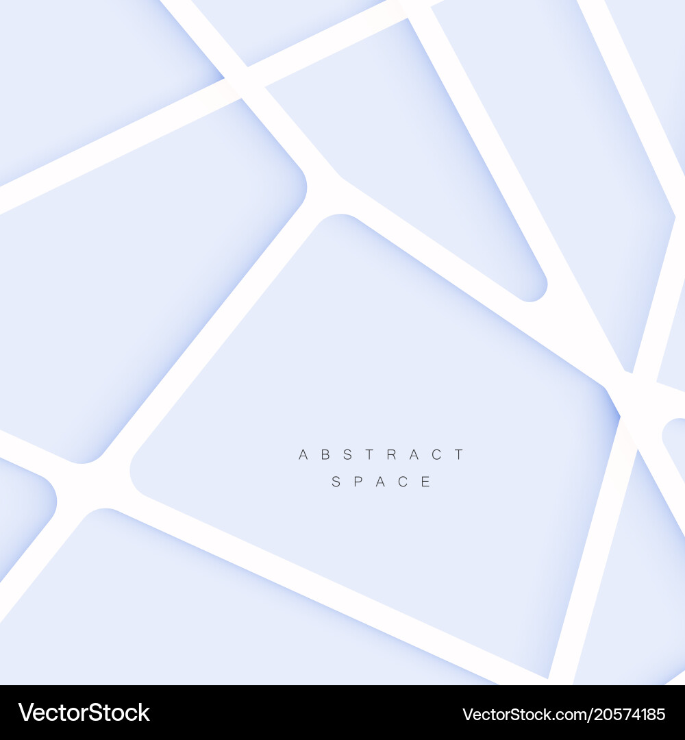 Abstract overlapping shapes and line background vector image