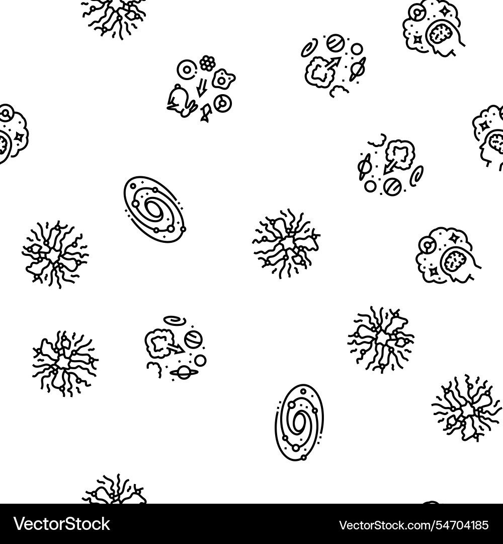 Unsolved mysteries question seamless pattern vector image