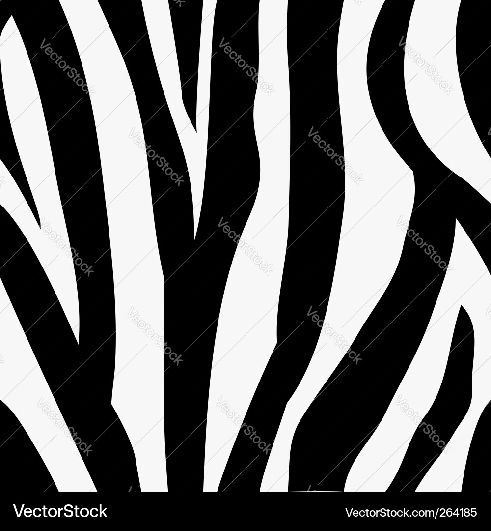 Zebra Print Pattern vector image