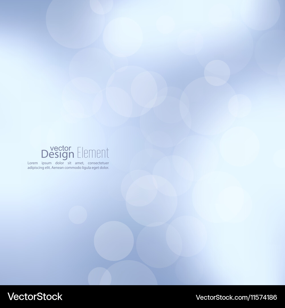 Abstract background with bokeh vector image
