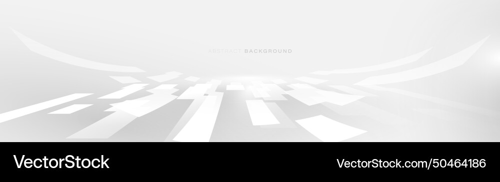 Abstract background with white rectangle lines vector image