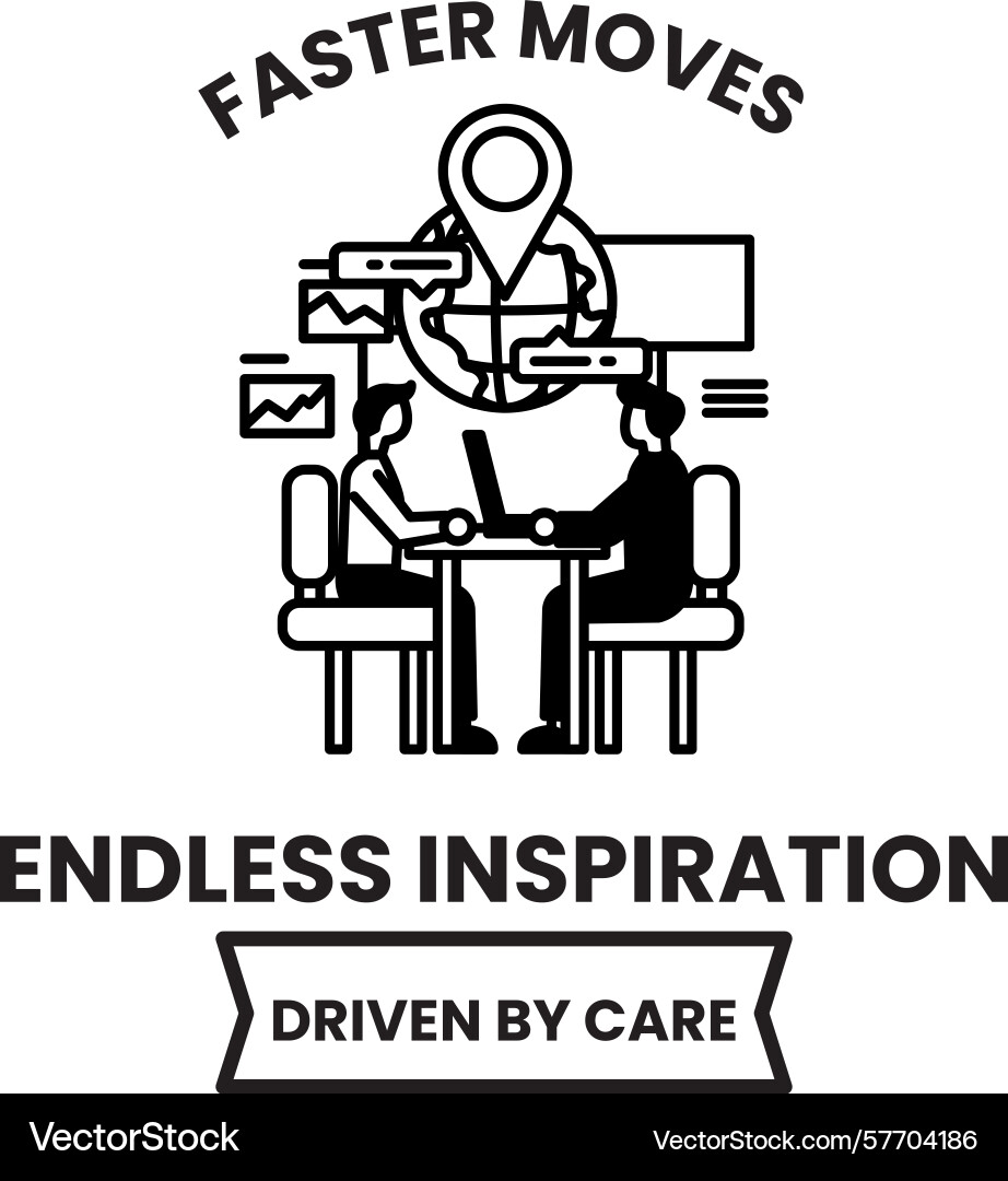 Faster moves is the concept of image Vector Image