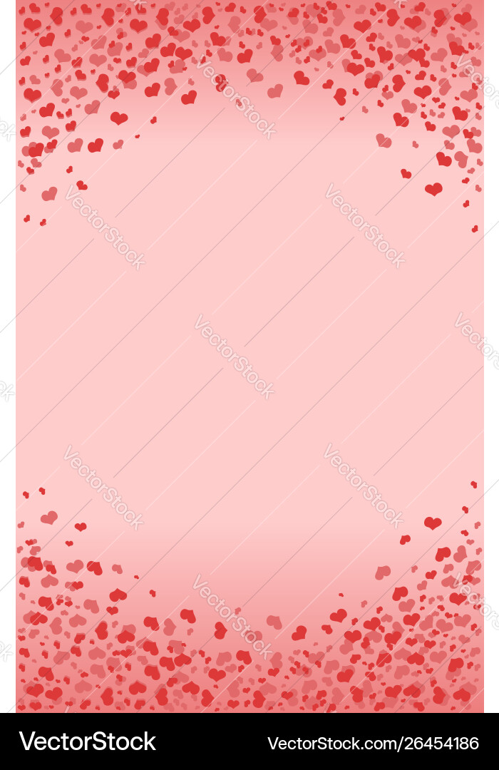 Frame in form an arch with hearts Frame in form an arch with hearts vector image