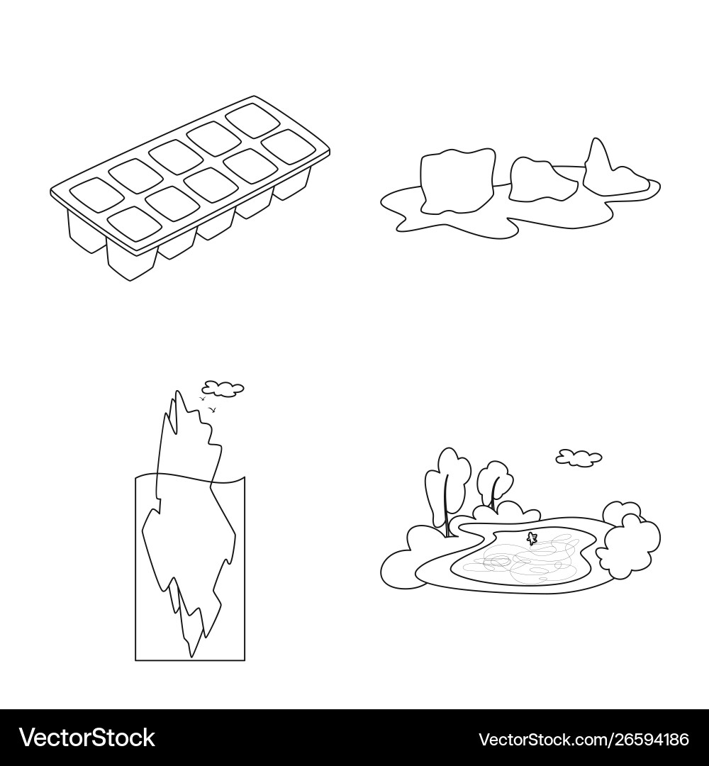 Isolated object clean and wet symbol Isolated object clean and wet symbol vector image