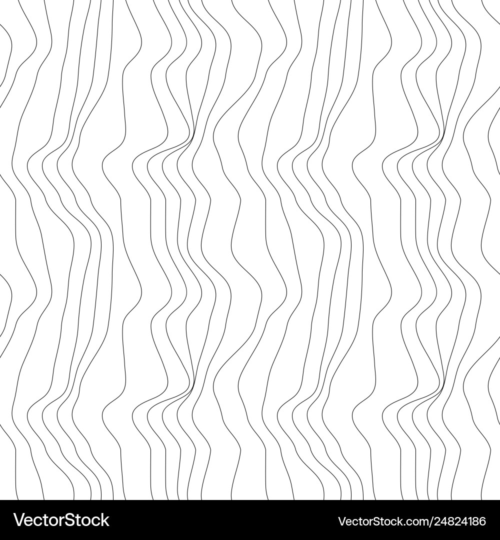 Wavy abstract background pattern black and white Wavy abstract background pattern black and white vector image
