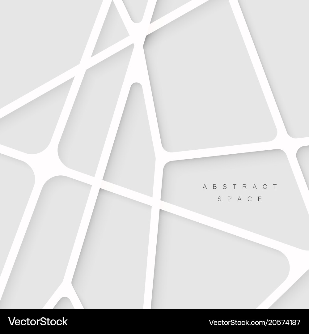 Abstract overlapping shapes and line background vector image