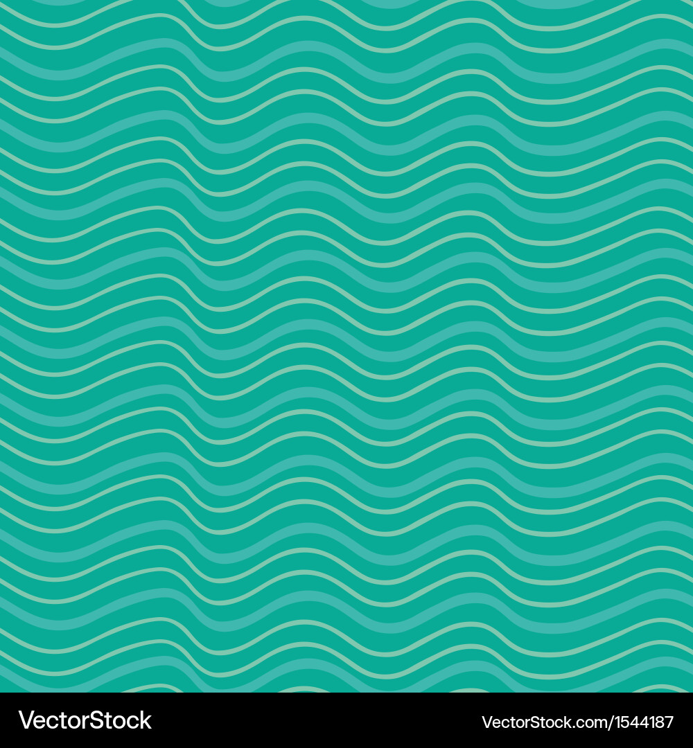 Abstract seamless pattern with waves vector image