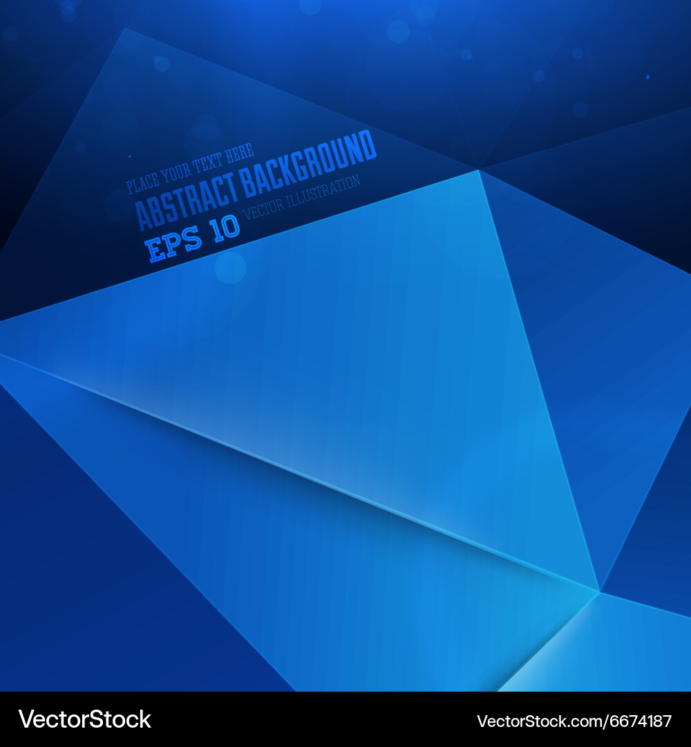 Abstract triangular background vector image