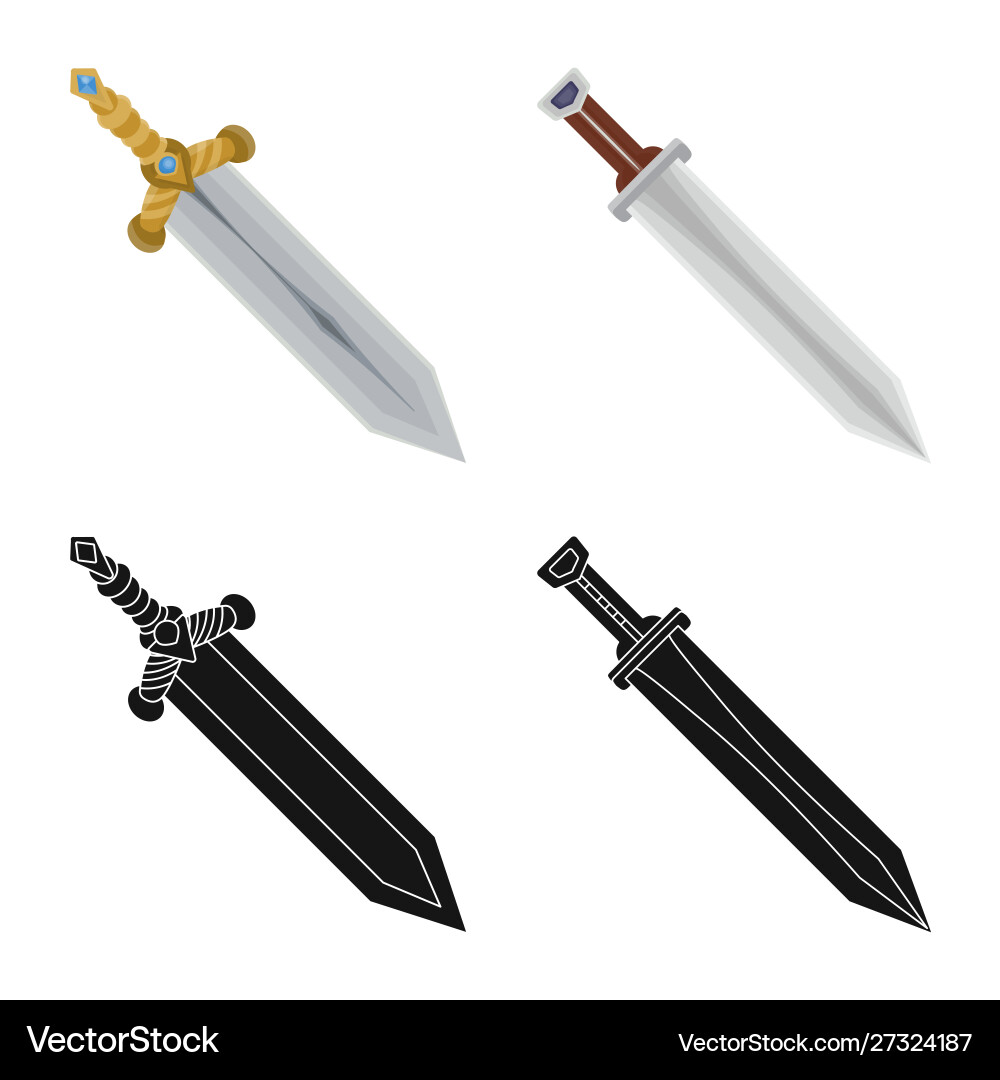 Design game and armor symbol set Vector Image