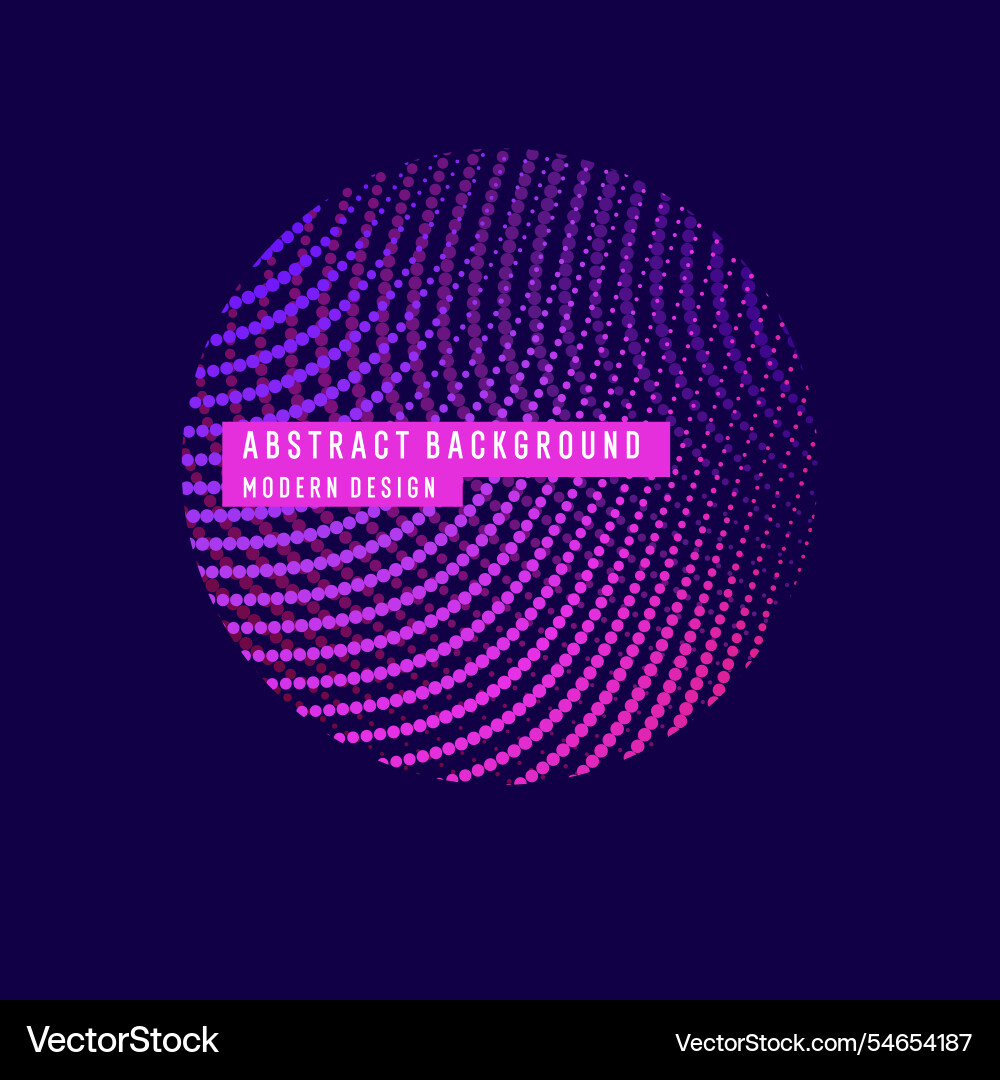 Dynamic Waves Abstract Background vector image