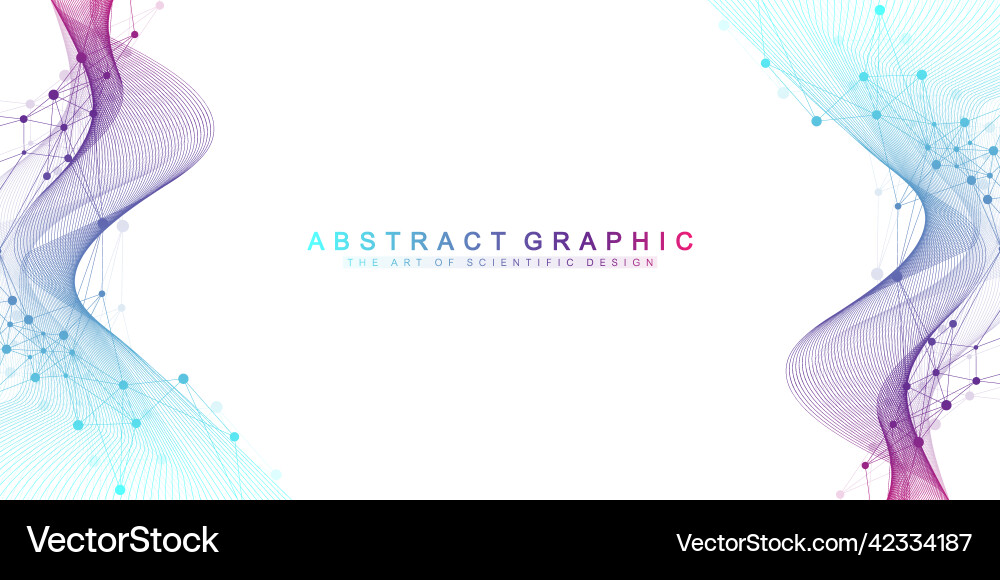 Geometric abstract background with connected lines Geometric abstract background with connected lines vector image