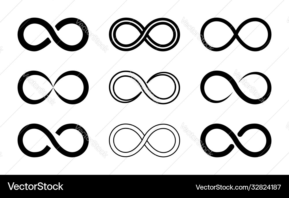 Infinity Loop Symbol Vector Image
