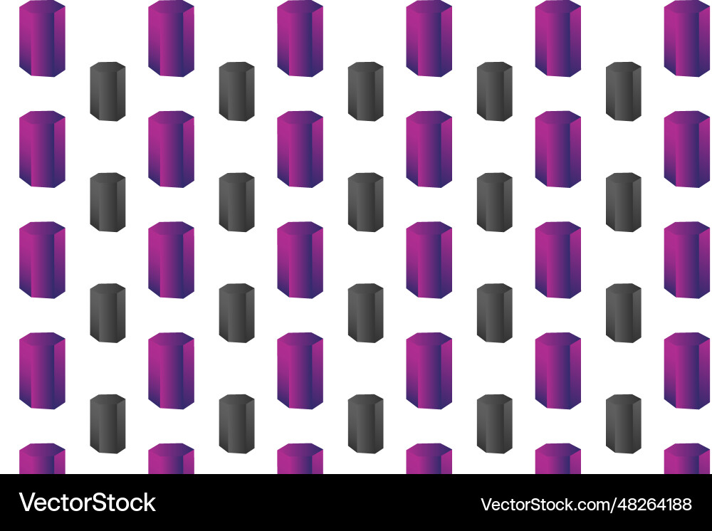 Abstract pentagonal prism pattern background Abstract pentagonal prism pattern background vector image