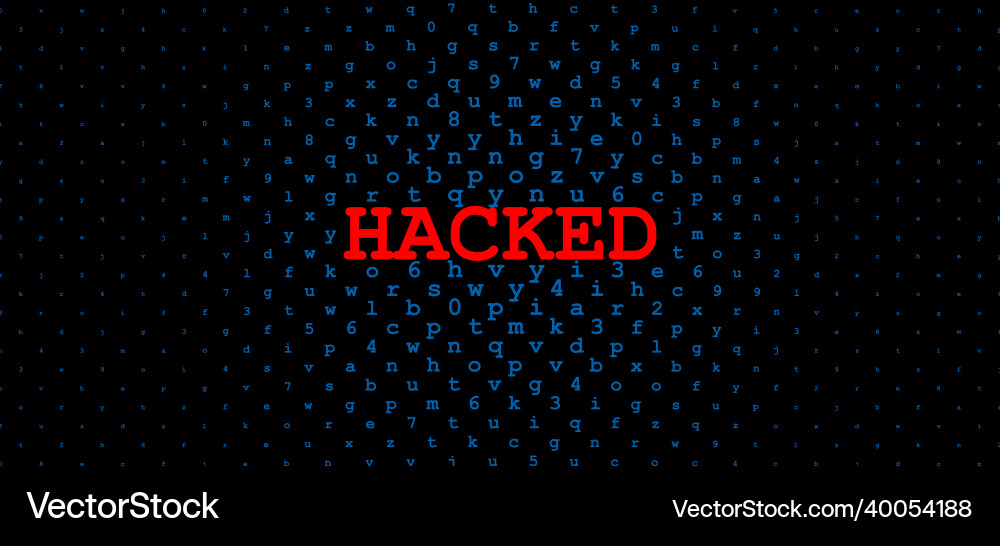 Abstract technology binary code dark red Abstract technology binary code dark red vector image