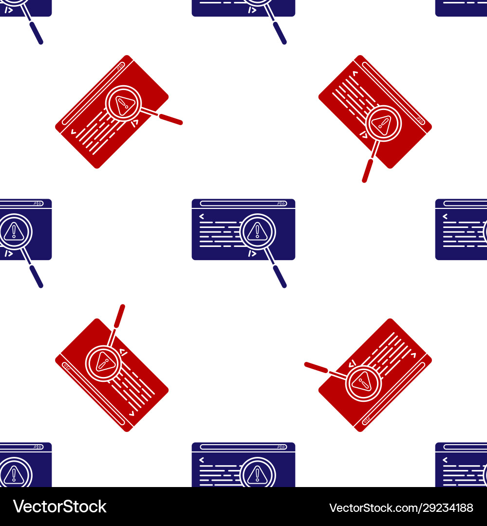 Blue and red system bug concept icon isolated Blue and red system bug concept icon isolated vector image