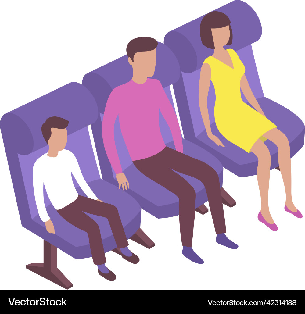 Cinema isometric Royalty Free Vector Image - VectorStock