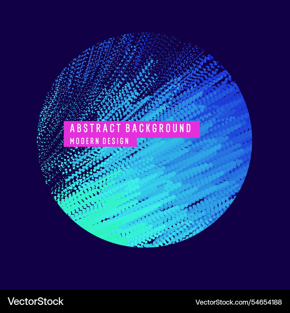 Dynamic Wave Background vector image