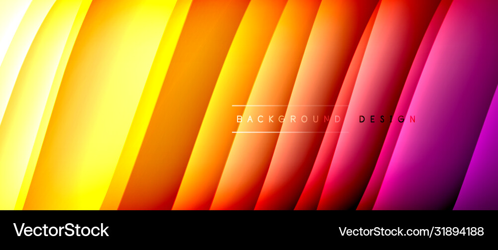 Fluid gradient waves with shadow lines and glowing Fluid gradient waves with shadow lines and glowing Vector Image