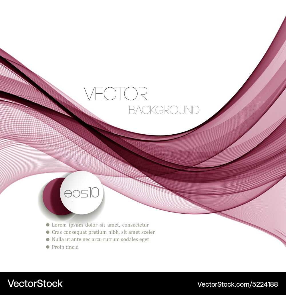 Glatte Wellenstromleitung abstraktes Header Layout vektorbild