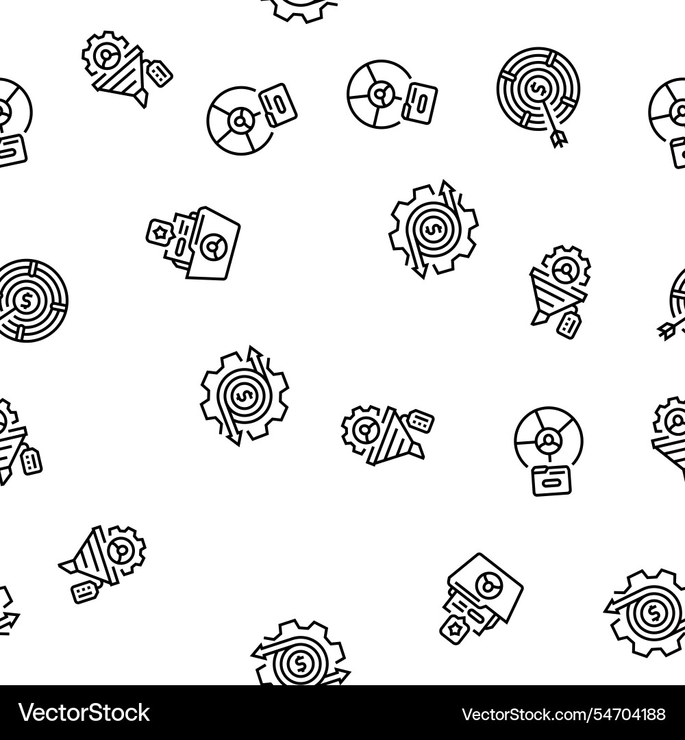Technical sales engineer service seamless pattern Technical sales engineer service seamless pattern vector image