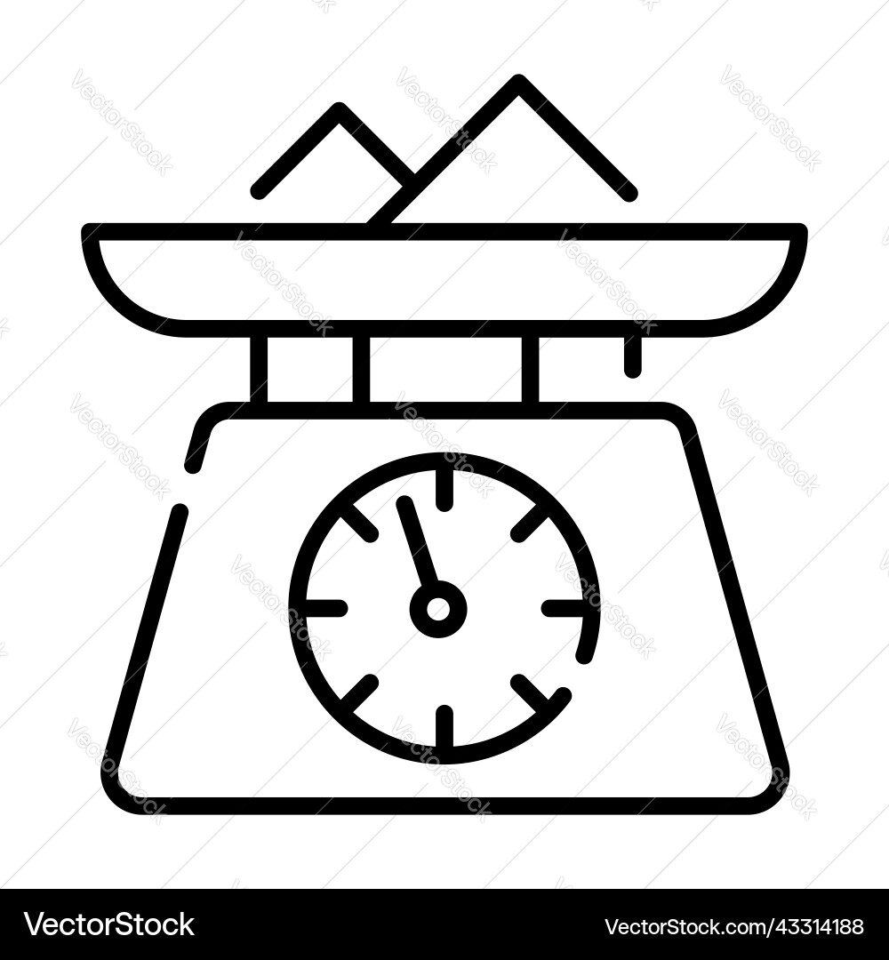 Weight scale modern concepts design Vector Image