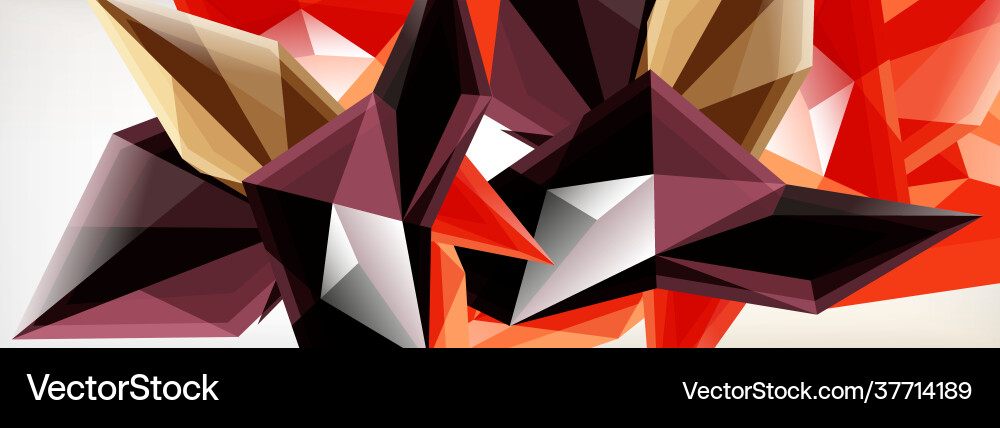 3d triangles and pyramids abstract 3d triangles and pyramids abstract vector image