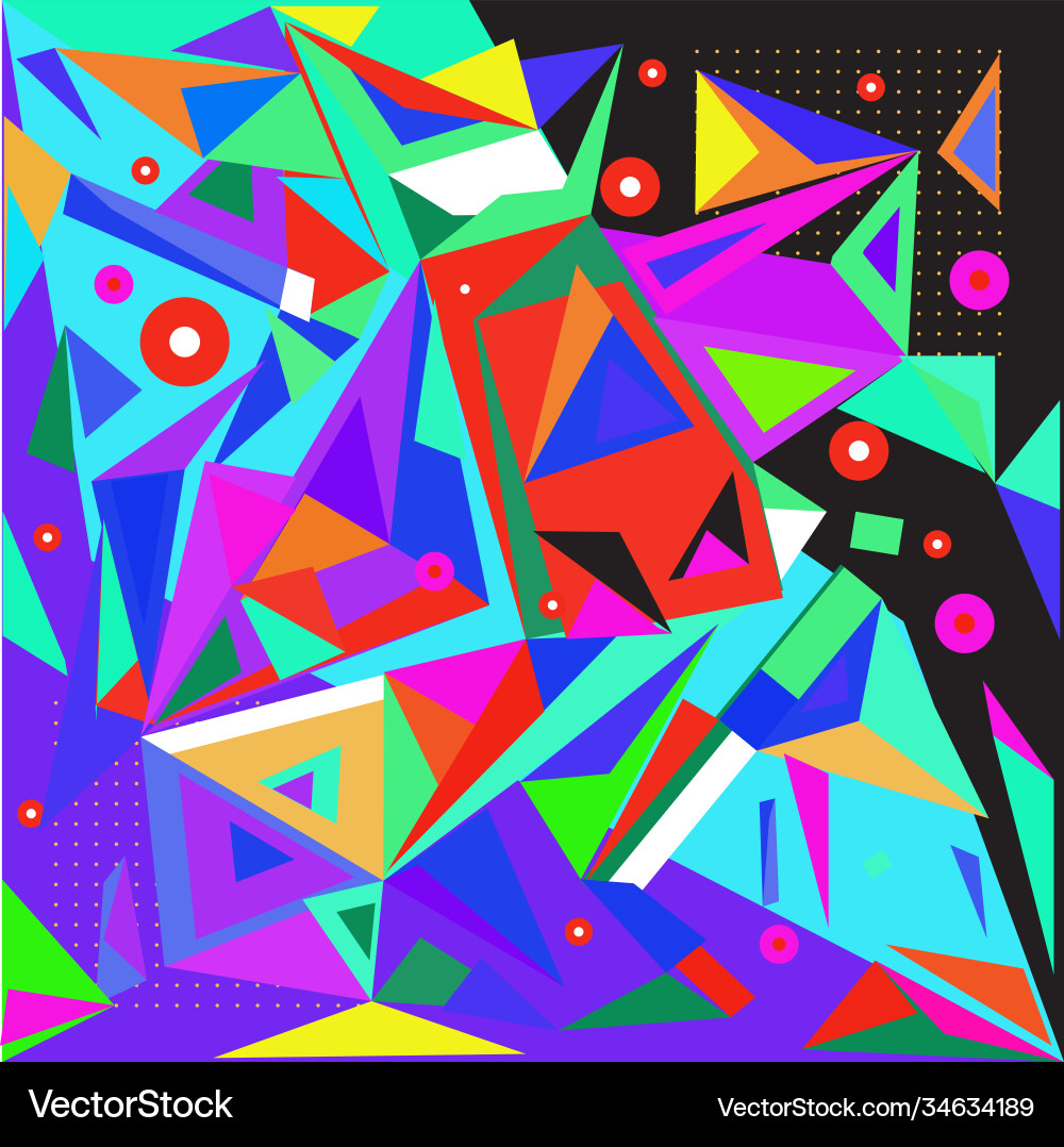 Abstract modern triangles background pattern Abstract modern triangles background pattern Vector Image