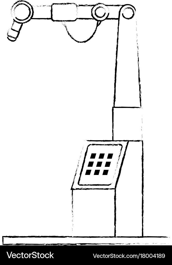 Assembly machine isolated icon vector image