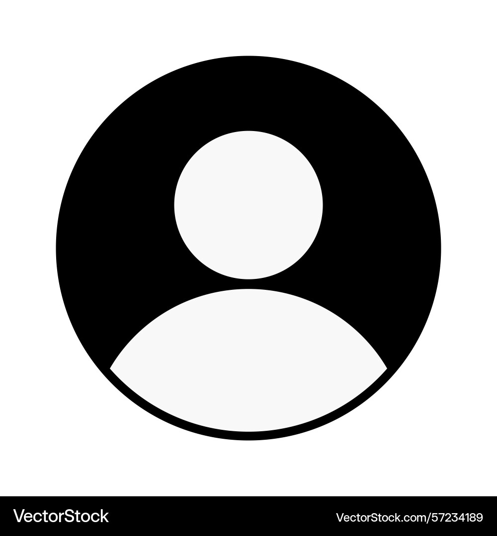 Avatar default user profile icon simple flat Avatar default user profile icon simple flat vector image