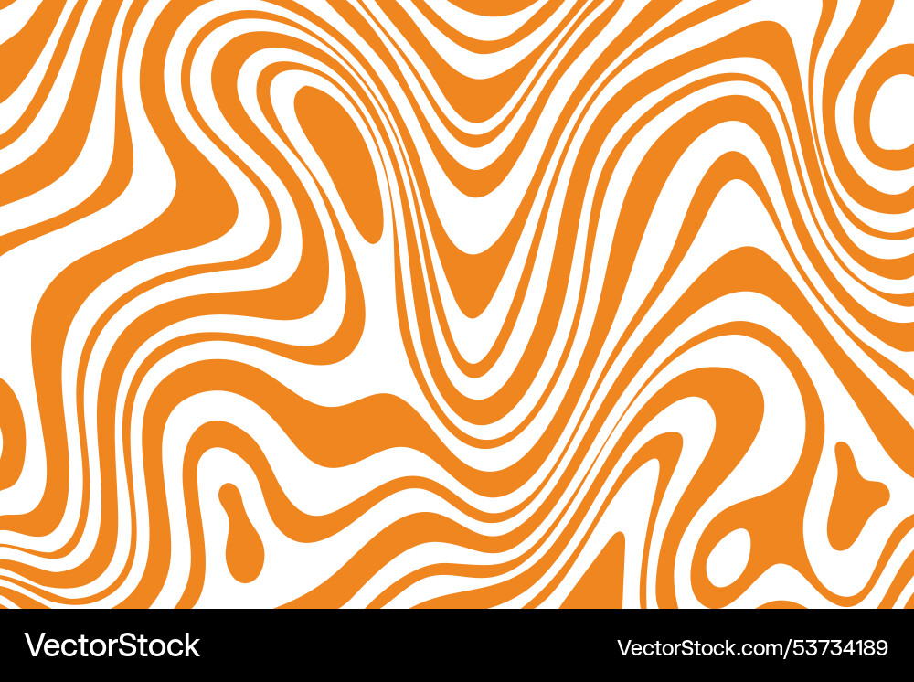 Caramel twisted stripes pattern abstract Vector Image