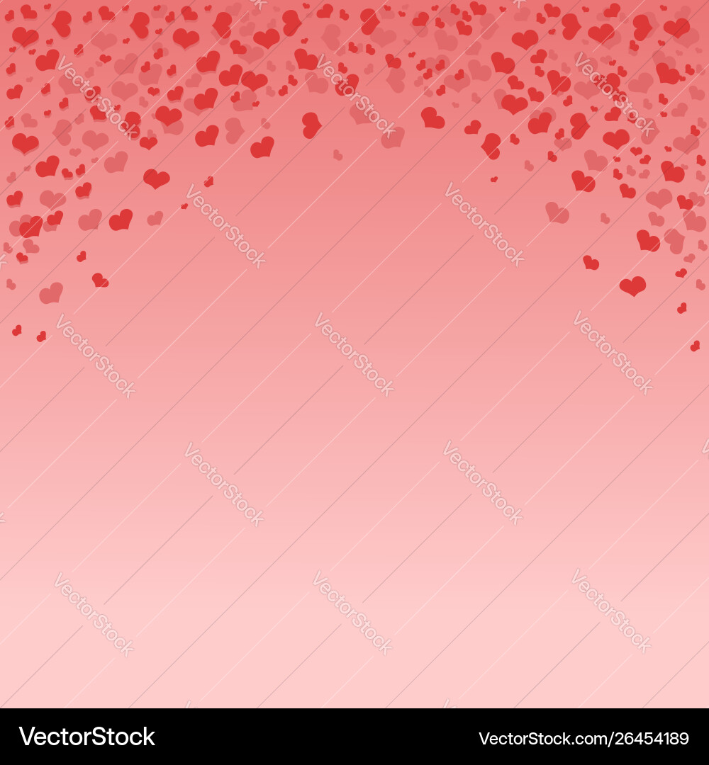 Frame in form an arch with hearts Frame in form an arch with hearts vector image