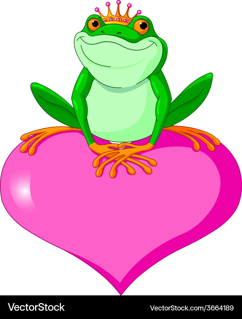 Frog Prince Romance Royalty Free Vector Image - VectorStock