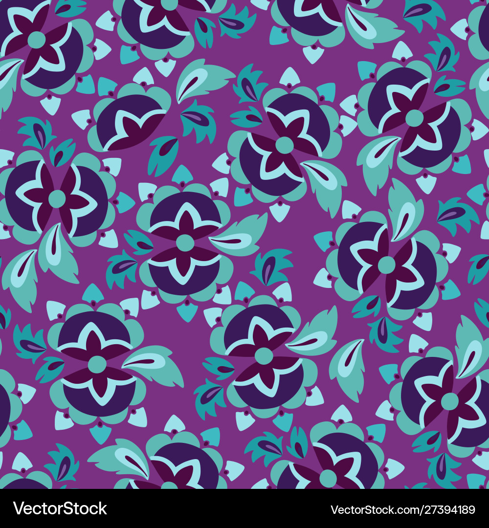 Seamless pattern with abstract spots Vector Image