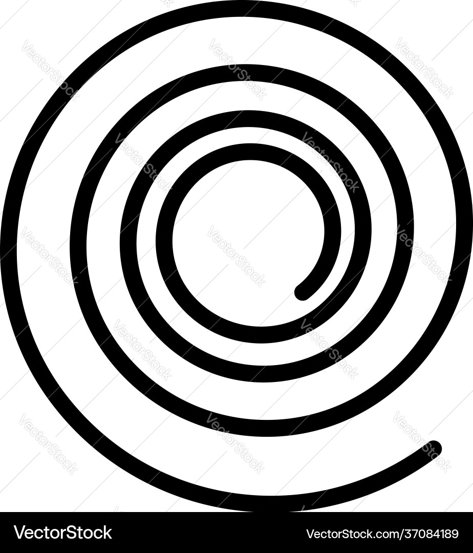 Spiral swirl twirl volute helix shape element Spiral swirl twirl volute helix shape element Vector Image