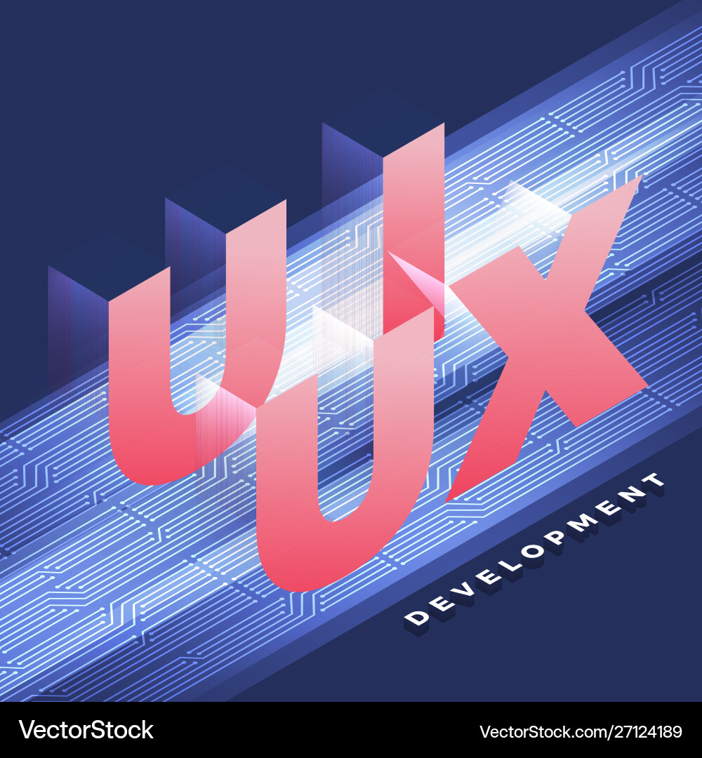 Teamwork ui ux developer Teamwork ui ux developer vector image